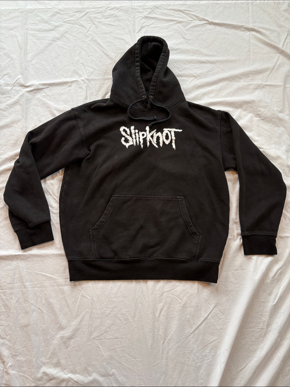 Slipknot Hooded Sweatshirt Men's Pullover Black with Graphic on Back